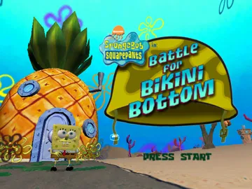 Nickelodeon SpongeBob SquarePants in - Battle for Bikini Bottom screen shot title